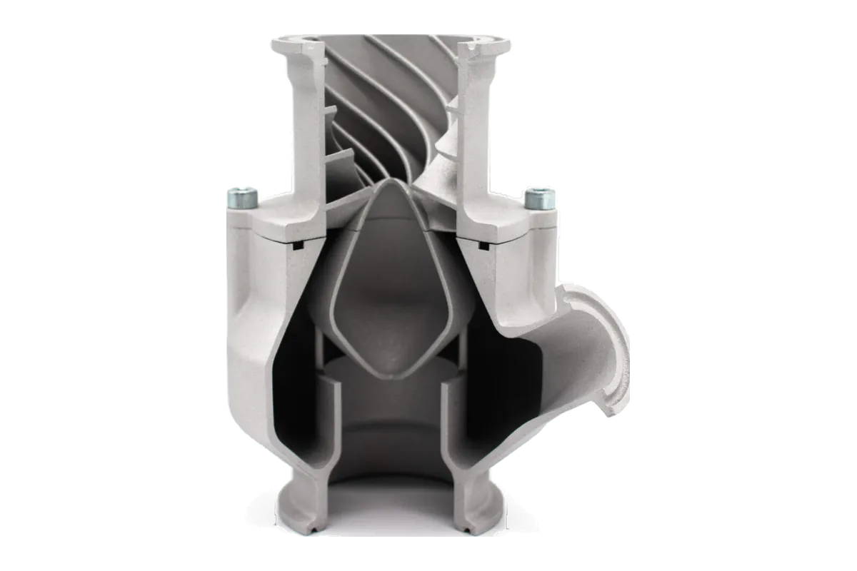 Componente realizzato con tecnologia di stampa 3D LPBF da EptaPrint a Brescia
